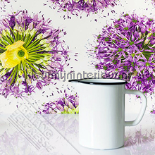 Paarse bloemen papier murales ML231 Wallpaper Queen Behang Expresse